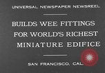 Image of Mother Katherine Larke miniature doll house San Francisco California USA, 1930, second 10 stock footage video 65675054984
