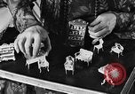 Image of Mother Katherine Larke miniature doll house San Francisco California USA, 1930, second 25 stock footage video 65675054984