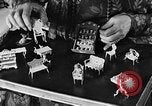 Image of Mother Katherine Larke miniature doll house San Francisco California USA, 1930, second 26 stock footage video 65675054984
