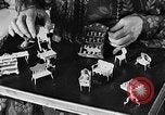 Image of Mother Katherine Larke miniature doll house San Francisco California USA, 1930, second 27 stock footage video 65675054984
