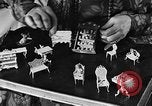 Image of Mother Katherine Larke miniature doll house San Francisco California USA, 1930, second 31 stock footage video 65675054984