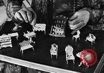 Image of Mother Katherine Larke miniature doll house San Francisco California USA, 1930, second 32 stock footage video 65675054984