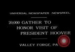 Image of Memorial Day Ceremony Valley Forge Pennsylvania USA, 1931, second 4 stock footage video 65675054987
