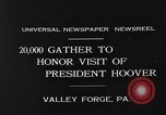 Image of Memorial Day Ceremony Valley Forge Pennsylvania USA, 1931, second 9 stock footage video 65675054987
