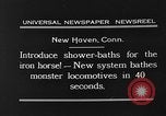 Image of shower bath for trains New Haven Connecticut USA, 1931, second 6 stock footage video 65675054989