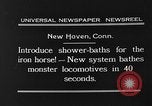 Image of shower bath for trains New Haven Connecticut USA, 1931, second 9 stock footage video 65675054989
