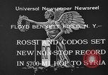 Standbild französischen Flieger Rossi und Codos Set Distance aufzeichnen Brooklyn New York City USA, 1933, aus Sekunde 4 historischem Filmmaterial Videoclip 65675054994