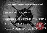 Standbild industrielle Streik Brownsville Pennsylvania USA, 1933, aus Sekunde 4 historischem Filmmaterial Videoclip 65675054995