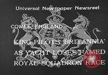 Immagine di Il Royal Yacht Squadron Regata Cowes Inghilterra Regno Unito, 1933, secondo 3 filmato di repertorio 65675054997