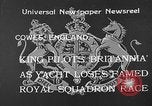 Immagine di Il Royal Yacht Squadron Regata Cowes Inghilterra Regno Unito, 1933, secondo 4 filmato di repertorio 65675054997