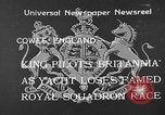Immagine di Il Royal Yacht Squadron Regata Cowes Inghilterra Regno Unito, 1933, secondo 5 filmato di repertorio 65675054997
