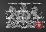 Immagine di Il Royal Yacht Squadron Regata Cowes Inghilterra Regno Unito, 1933, secondo 6 filmato di repertorio 65675054997