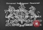 Immagine di Il Royal Yacht Squadron Regata Cowes Inghilterra Regno Unito, 1933, secondo 7 filmato di repertorio 65675054997