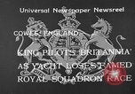 Immagine di Il Royal Yacht Squadron Regata Cowes Inghilterra Regno Unito, 1933, secondo 8 filmato di repertorio 65675054997