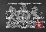 Immagine di Il Royal Yacht Squadron Regata Cowes Inghilterra Regno Unito, 1933, secondo 11 filmato di repertorio 65675054997