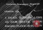 Image of flood Denver Colorado USA, 1933, second 9 stock footage video 65675055000
