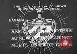 Image of Cuban Cabinet Havana Cuba, 1933, second 3 stock footage video 65675055001