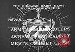 Image of Cuban Cabinet Havana Cuba, 1933, second 5 stock footage video 65675055001