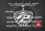 Image of Cuban Cabinet Havana Cuba, 1933, second 6 stock footage video 65675055001