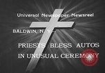 Standbild Autos gesegnet Baldwin New York USA, 1933, aus Sekunde 3 historischem Filmmaterial Videoclip 65675055004