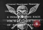 Standbild Native American Indian canoe Race Coupeville Washington USA, 1933, aus Sekunde 7 historischem Filmmaterial Videoclip 65675055007