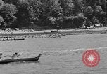 Standbild Native American Indian canoe Race Coupeville Washington USA, 1933, aus Sekunde 26 historischem Filmmaterial Videoclip 65675055007