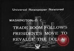 Standbild Gold Reserve Act Washington DC USA, 1934, aus Sekunde 3 historischem Filmmaterial Videoclip 65675055010