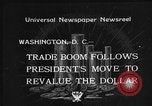 Standbild Gold Reserve Act Washington DC USA, 1934, aus Sekunde 4 historischem Filmmaterial Videoclip 65675055010