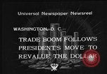 Standbild Gold Reserve Act Washington DC USA, 1934, aus Sekunde 6 historischem Filmmaterial Videoclip 65675055010