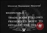 Standbild Gold Reserve Act Washington DC USA, 1934, aus Sekunde 10 historischem Filmmaterial Videoclip 65675055010