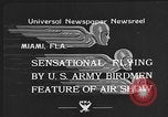 Standbild Air Show Miami Florida USA, 1934, aus Sekunde 9 historischem Filmmaterial Videoclip 65675055018