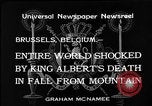Standbild Tod von König Albert von Belgien Brüssel Belgien, 1934, aus Sekunde 5 historischem Filmmaterial Videoclip 65675055019