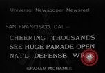 Immagine di La Difesa nazionale settimana parade San Francisco California USA, 1934, secondo 1 filmato di repertorio 65675055027