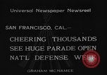 Immagine di La Difesa nazionale settimana parade San Francisco California USA, 1934, secondo 9 filmato di repertorio 65675055027
