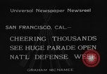 Immagine di La Difesa nazionale settimana parade San Francisco California USA, 1934, secondo 11 filmato di repertorio 65675055027
