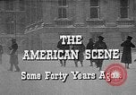 Immagine di Tempesta di neve nella città americana New York City USA, 1920, secondo 48 filmato di repertorio 65675055031