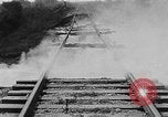 Immagine di Bruciato crollato ponte traliccio ferroviario Olmito Texas USA, 1915, secondo 1 filmato di repertorio 65675055033