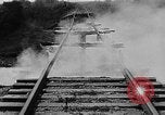 Immagine di Bruciato crollato ponte traliccio ferroviario Olmito Texas USA, 1915, secondo 3 filmato di repertorio 65675055033