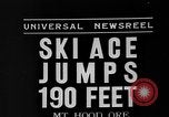 Image of Pacific Northwest Ski Jumping Championship Oregon Mount Hood USA, 1935, second 8 stock footage video 65675055048