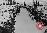 Image of Pacific Northwest Ski Jumping Championship Oregon Mount Hood USA, 1935, second 27 stock footage video 65675055048