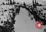 Image of Pacific Northwest Ski Jumping Championship Oregon Mount Hood USA, 1935, second 28 stock footage video 65675055048
