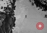 Image of Pacific Northwest Ski Jumping Championship Oregon Mount Hood USA, 1935, second 32 stock footage video 65675055048