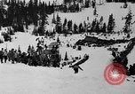 Image of Pacific Northwest Ski Jumping Championship Oregon Mount Hood USA, 1935, second 42 stock footage video 65675055048