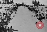 Image of Pacific Northwest Ski Jumping Championship Oregon Mount Hood USA, 1935, second 45 stock footage video 65675055048