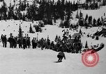 Image of Pacific Northwest Ski Jumping Championship Oregon Mount Hood USA, 1935, second 52 stock footage video 65675055048