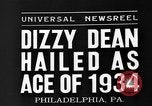 Immagine di Dizzy Dean Philadelphia Pennsylvania USA, 1935, secondo 3 filmato di repertorio 65675055054