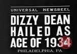 Immagine di Dizzy Dean Philadelphia Pennsylvania USA, 1935, secondo 4 filmato di repertorio 65675055054