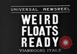 Immagine di Galleggianti per la sfilata di carnevale Viareggio Italia, 1935, secondo 3 filmato di repertorio 65675055055