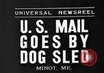 Immagine di Mail in cane slitta trainata Minot Maine USA, 1935, secondo 7 filmato di repertorio 65675055056