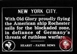 Image of American vessels at sea during World War 1 New York City USA, 1917, second 1 stock footage video 65675055061